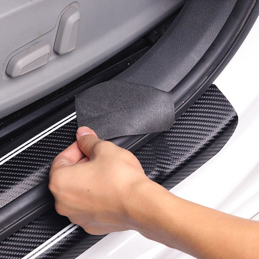 Star Cars Car Sticker Carbon Fiber Car Door Sill for DODGE CHARGER